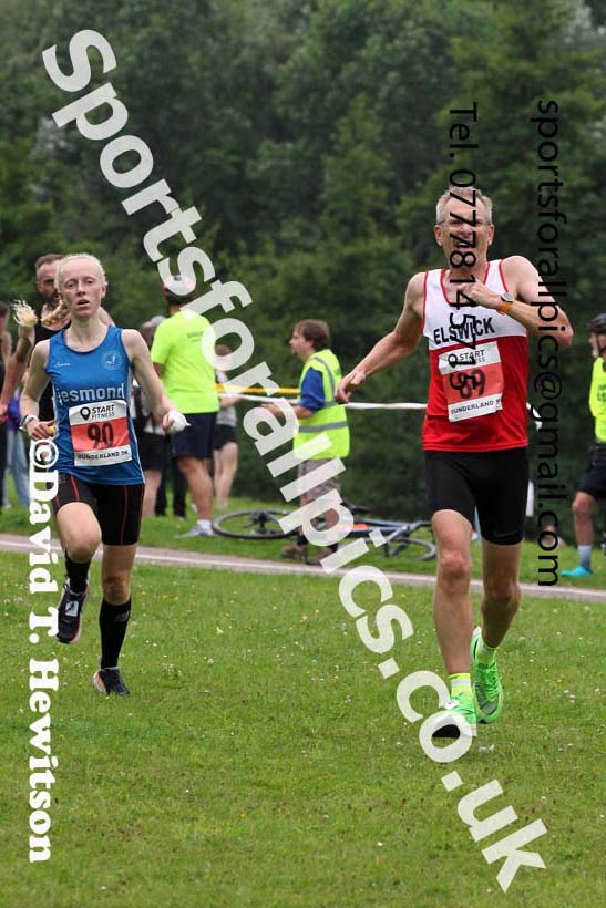 Womens and Mens Over-50s Sunderland 5k (Inc. NE and NCAA Champs), Silksworth, Sunderland, Thursday, July 22nd. Photo: David T. Hewitson/Sports for All Pics